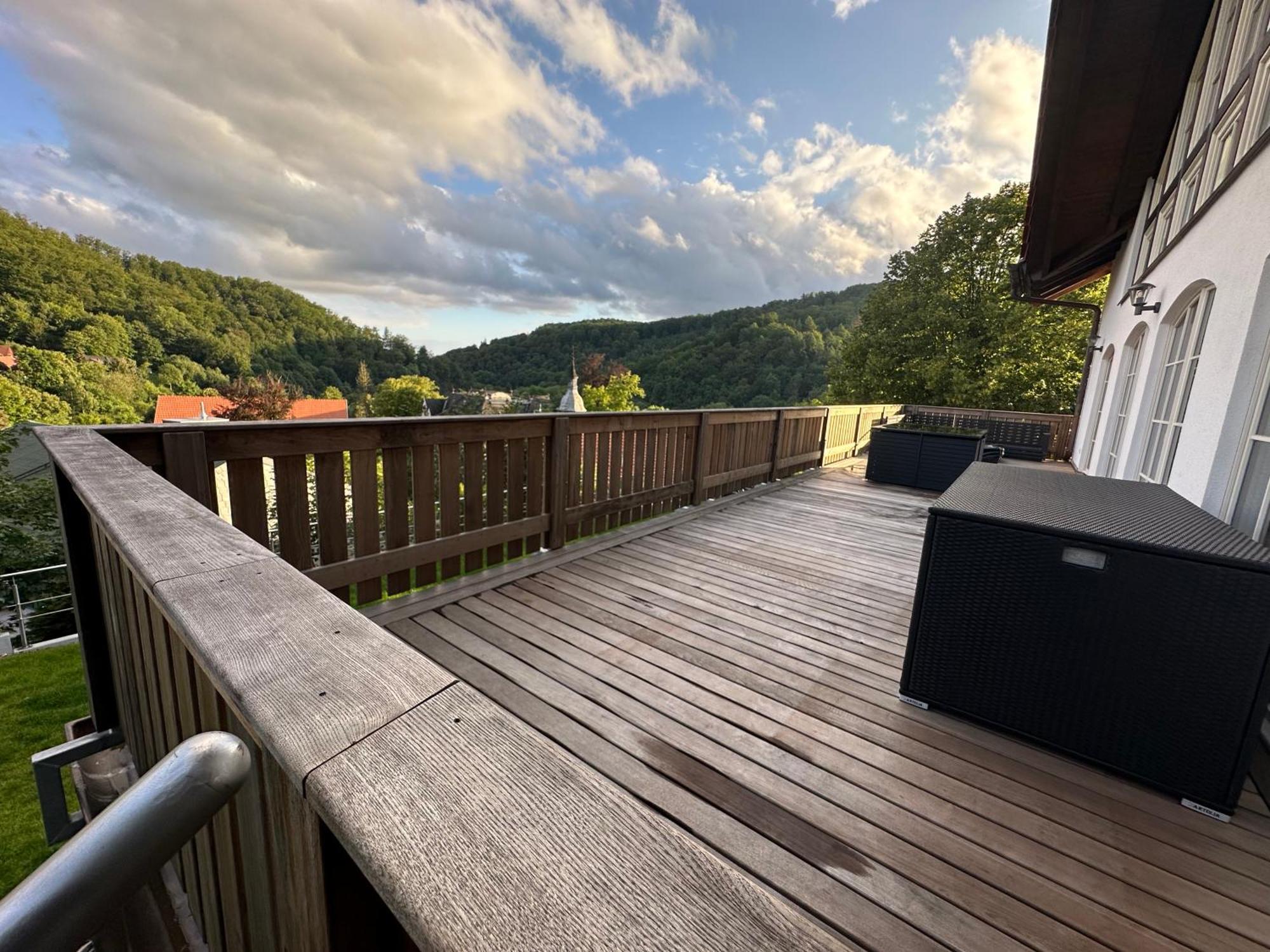 Ferienwohnung Blick Thyratal Stolberg  Luaran gambar